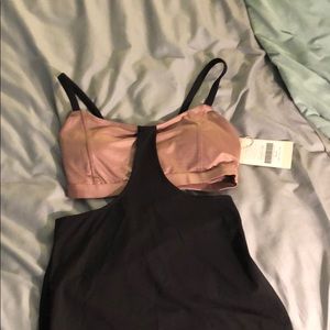NWT!! Fablectics cut out workout top